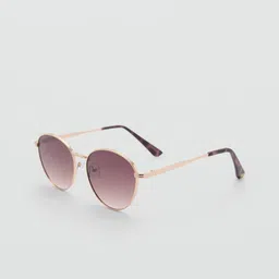MANGO Women Oval Sunglasses with UV Protected Lens - 87072534-OR-picture-14
