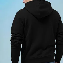 MaverIQ Men Printed Hooded Sweatshirt image 5