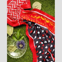 Moda Rapido Ethnic Motifs Pure Cotton Handloom Ikat Saree image 3