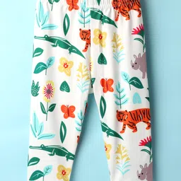 Kookie Kids Full Length Printed Leggings - Multicolor-picture-27
