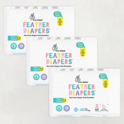 R for Rabbit Feather Diaper Pants Size M-Medium for baby of 7-12 kgs - 48 Pieces (Pack of 3)-picture-13