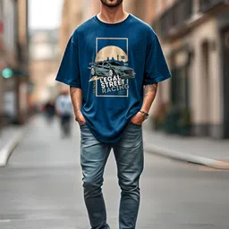 AUSK Men Printed Applique T-shirt image 5