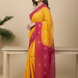 yashvi fab Bandhani Pure Cotton Handloom Bandhani Saree-picture-12