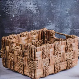 ASAMA Beige Regular Multi-Utility Medium Bamboo Basket image 3