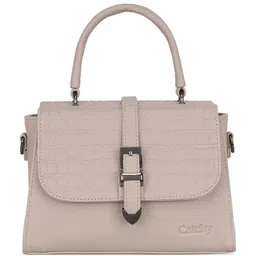 CATCHY Structured Satchel Bag With Buckle Detail-picture-26