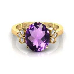 RRVGEM Amethyst Studded Finger Ring-picture-39
