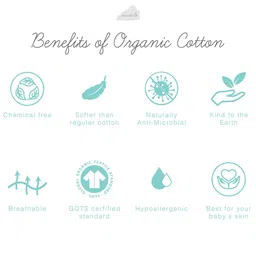 Masilo Infants Black & White Peekaboo Panda Printed Organic Cotton Mini Cot Bedding Set image 3