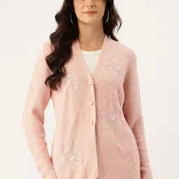 APSLEY Floral Self Design Embellished Cardigan-picture-25