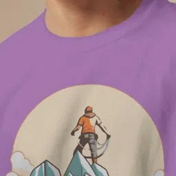 SENO TEX Men Graphic Printed Round Neck Cotton Oversized T-shirt image 3