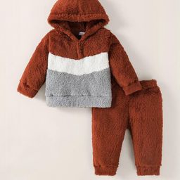 hopscotch 2-Pc Colorblock Hooded Sweatshirt & Jogger-picture-30