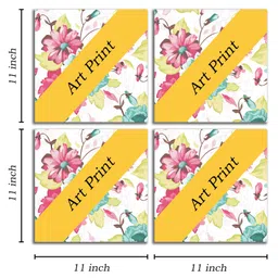 Wens Sparkle Laminated Wall Panels Happy Birthday Print Pack of 4 - Multicolor image 3