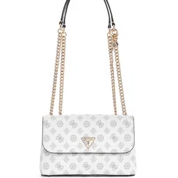 GUESS Women Geometric Baguette Quilted Sling Bag-picture-10