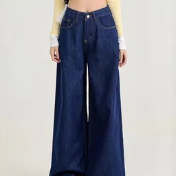 LULU & SKY Women Wide Leg High-Rise Jeans-picture-16