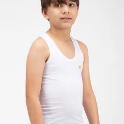AMUL COMFY Pack of 5 Cotton innerwear  Vest AC-SRN-VE-WHT-60-5PC image 2