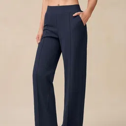 CORSICA Women Polyester Straight Fit Trousers-picture-39