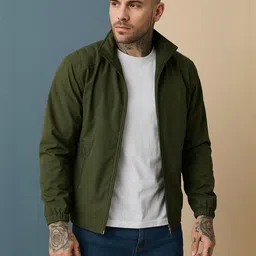 VOXATI Men Solid Jacket image 2