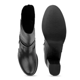 Bxxy Women PU Work High-Top Block Pumps image 3