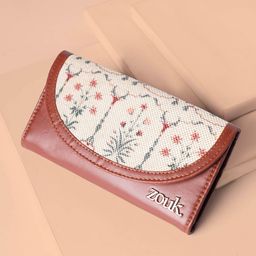 ZOUK Women Ethnic Motifs Printed Leather Card Holder-picture-36