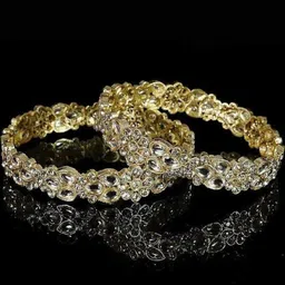 SAVORADE Set Of 2 Gold Stainless Steel Bangle image 3