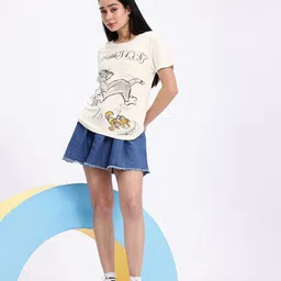 Kook N Keech Tom & Jerry Printed T-shirt image 2