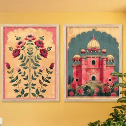 WALLLANE Brown Wood Wall Art image 2