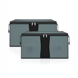 RUBOXA Grey & Black 2 Pieces Patti Waterproof Multi-Utility Organisers-picture-14