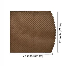 Bajo's Brown Velvet 2 Piece Sofa Cover image 5