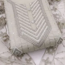 Altecia Embroidered Unstitched Dress Material-picture-15