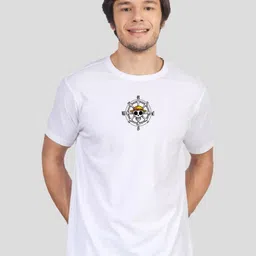 Greylongg Men Printed Applique T-shirt-picture-34