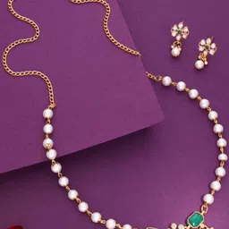Brado Jewellery Women Gold Jewellery Set image 5