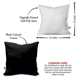 SKYTRENDS Multicoloured Satin Cushion Covers image 3