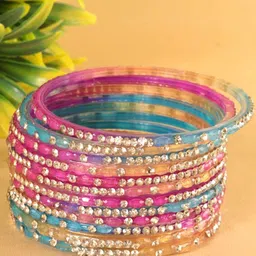 STYOLLO Set Of 12 Zircon Studded Bangle image 2