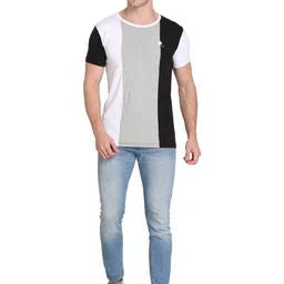 FARICON Men Colourblocked T-shirt image 5