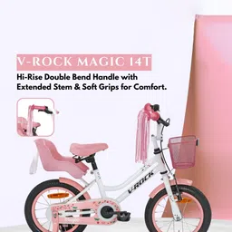 VROCK Girls Magic 14T Steel Frame & Coaster Hub Single Speed Bicycle image 5