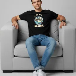 OUTLAWS Men Printed T-shirt image 3