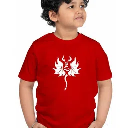 Chombooka Kids Printed Pure Cotton T-shirt-image-92