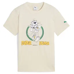 Puma Boys Super Graphic Youth Cotton T Shirt-image-63