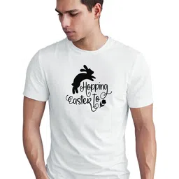 Seekbuylove Men Graphic Printed Short Sleeves Round Neck Regular Fit Bio Finish T-shirt-picture-43