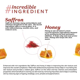 Atulya Saffron & Honey Foaming Face Wash with In-Built Soft Face Brush 150 ml image 2