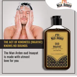 Man Arden Oud Inaayat Luxury Body Wash with Shea Butter & Vitamin E 250 ml image 3