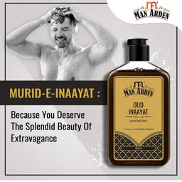 Man Arden Oud Inaayat Luxury Body Wash with Shea Butter & Vitamin E 250 ml image 5