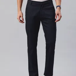 Rodamo Men Checked Loose Fit Trousers-picture-34