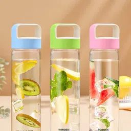 BOROSIL Blue & Pink 3 Pcs Glass Water Bottles 550 ML-picture-19