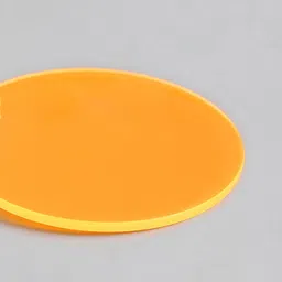 justpeachy Orange Circular Drop Earrings image 4