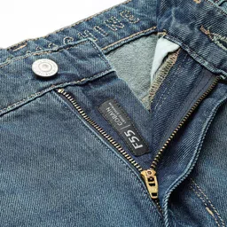 Flying Machine Men F55 Cobain Loose Straight Fit Light Fade Pure Cotton Jeans image 2