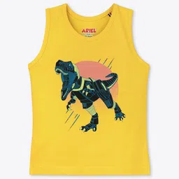 ariel Boys Pack Of 3 Graphic Printed Cotton T-shirts image 5