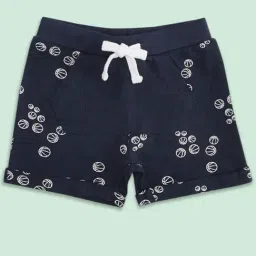 Pantaloons Baby Navy Cotton Printed Shorts-picture-30