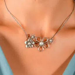 Shaya 92.5 Sterling Silver Betty F Necklace for Women-picture-47