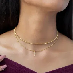 Shaya Let Loose 92.5 Sterling Silver Gold-Plated Necklace for Women-image-0