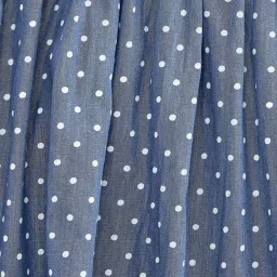 Pantaloons Junior Kids Blue Cotton Printed Dress image 5